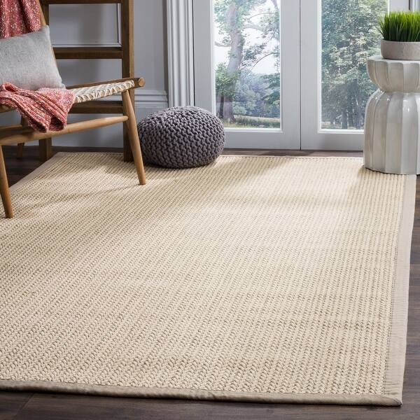 SAFAVIEH Natural Fiber Margret Sisal & Wool Rug - 8' x 10' - Beige | Bed Bath & Beyond