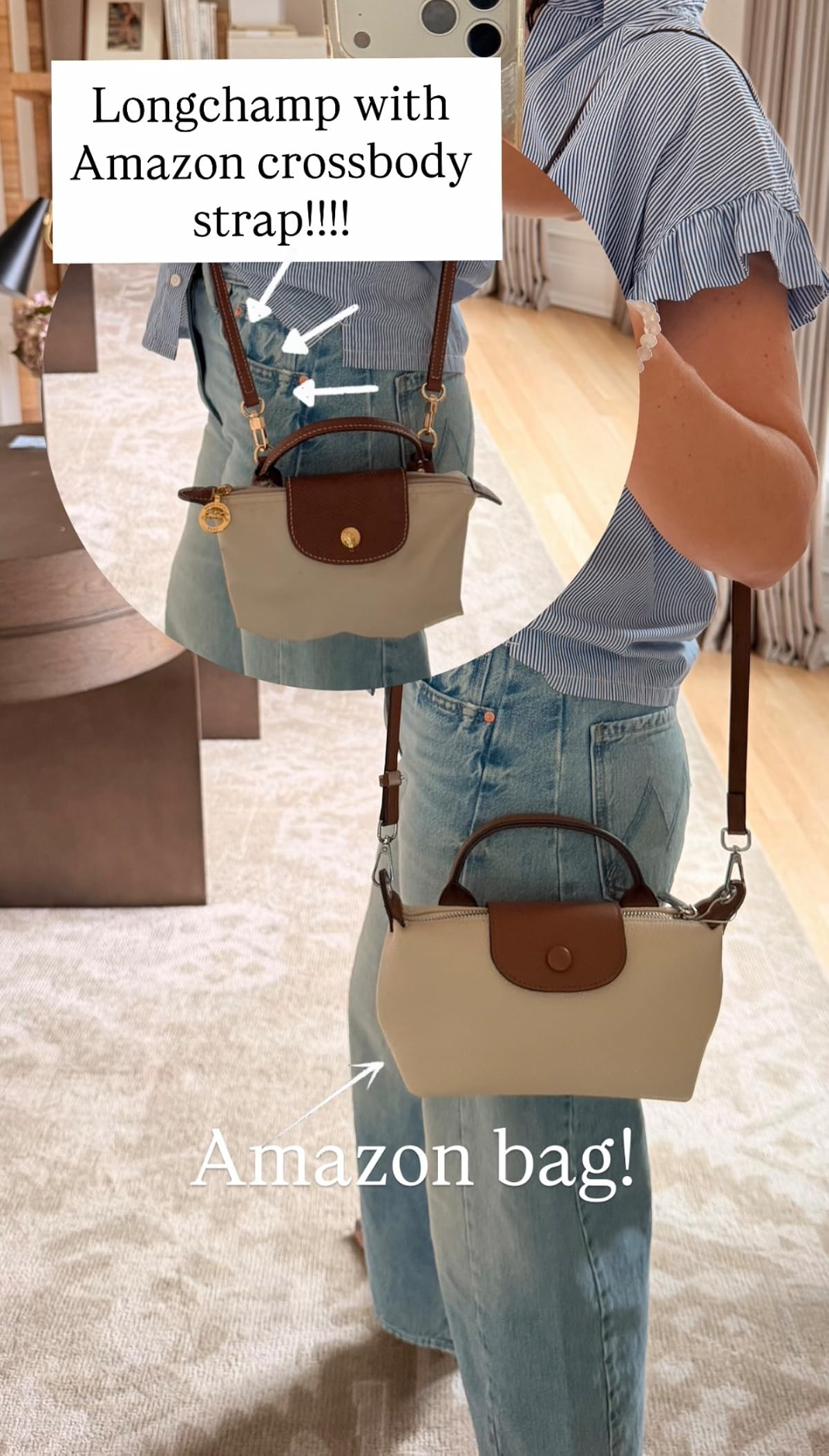 Loving this Longchamp for everyday — the adjustable strap makes it so easy to wear, and it somehow works with everything from errands to a real outfit. 

 #LTKgrwm #LTKootd #LTKTravel