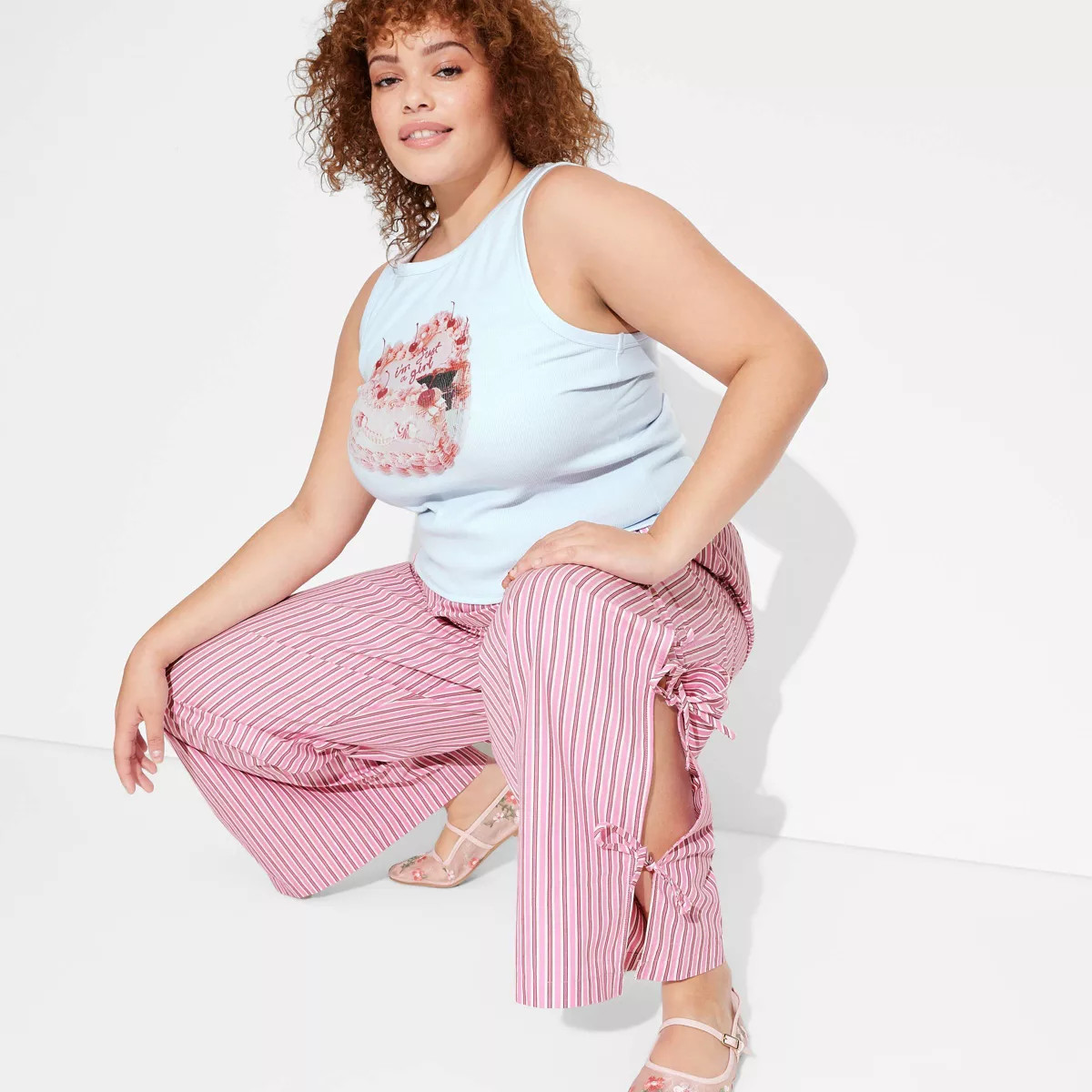 Women's High-Rise Side-Tie Boxer Pants - Wild Fable™ | Target