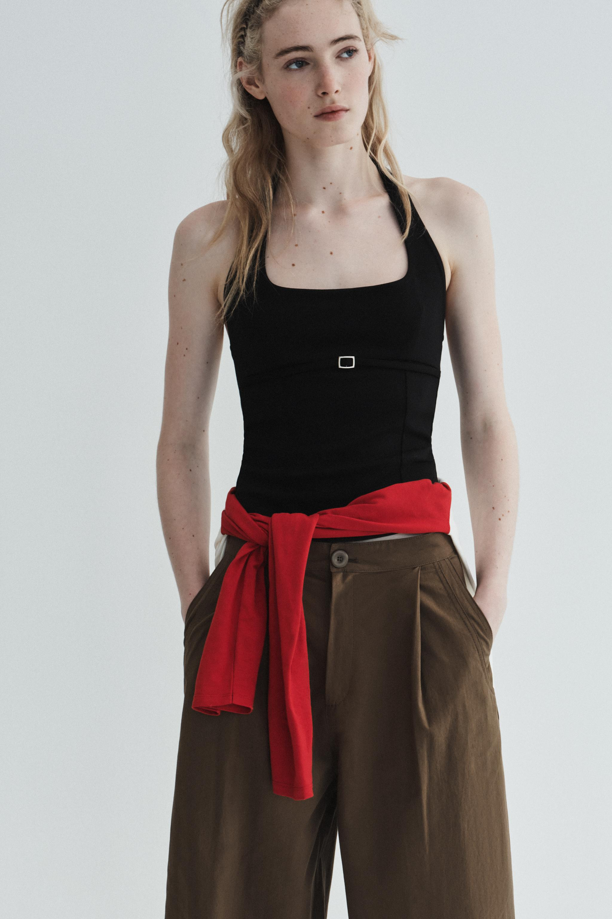 BALLOON TROUSERS WITH PLEATS | Zara UK