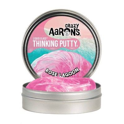 Crazy Aaron's Liquid Glass Rose Lagoon Thinking Putty | Target