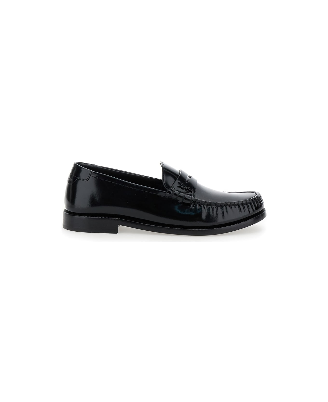 Black Loafers In Leather Woman | Italist.com US