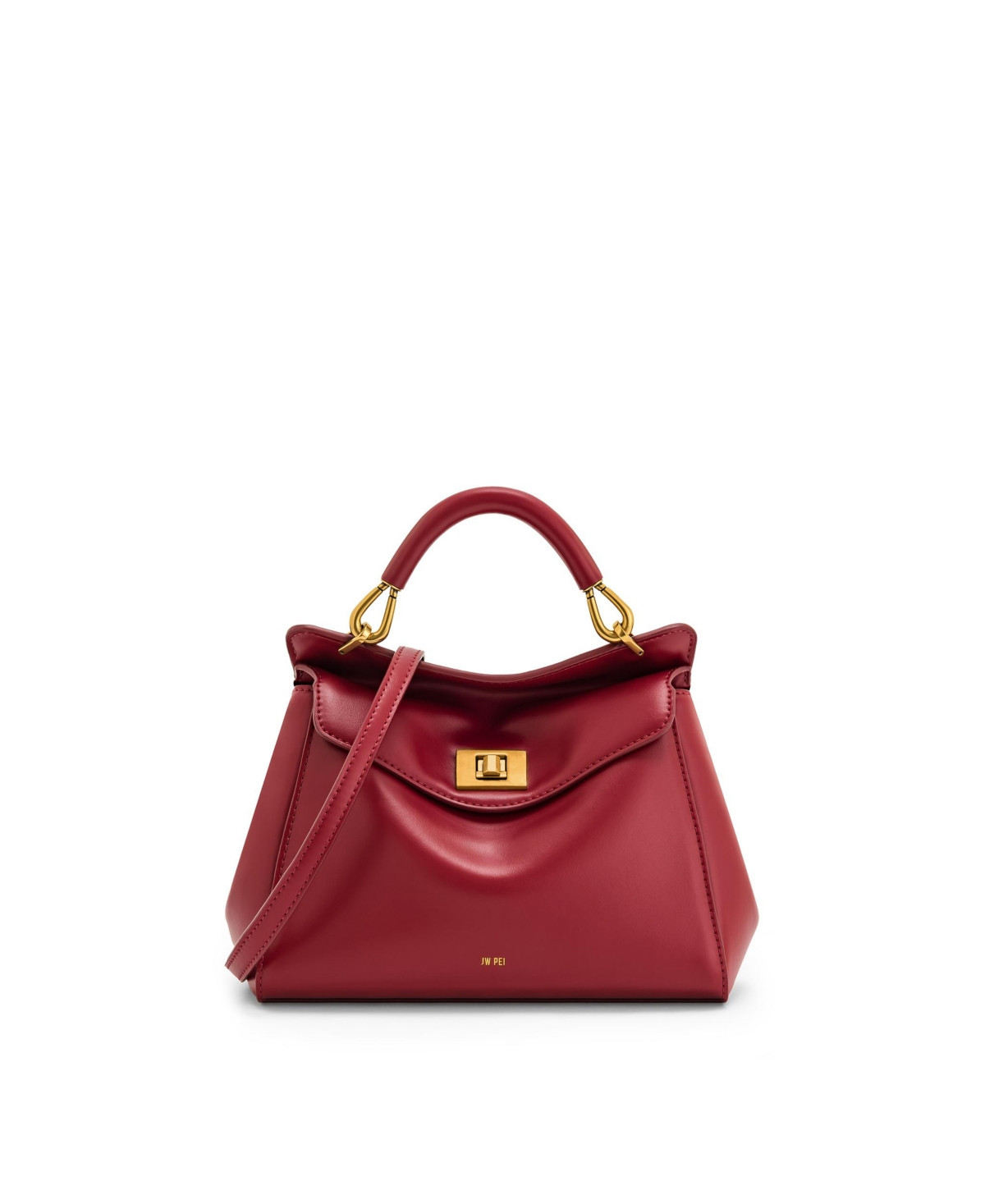 Jw Pei Handbags Women's Lucia Classic Top Small Satchel Bag - Claret | Macy's