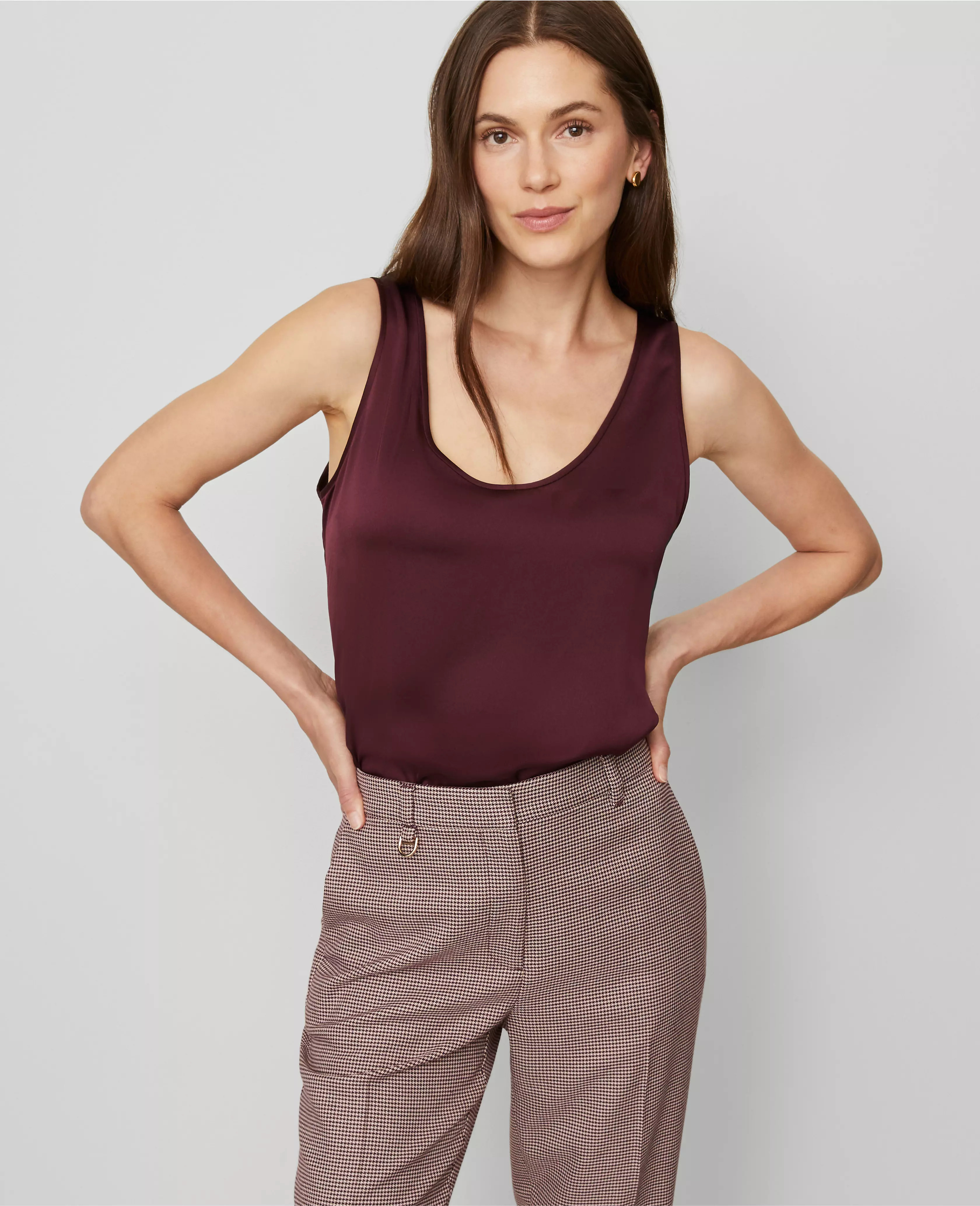 Scoop Neck Tank Top | Ann Taylor