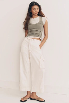 Pilcro Crop Cargo Pants | Anthropologie (US)