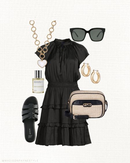 WALMART OUTFIT INSPO ☀️ I wear this black mini dress in a size small, fits tts 

Dress, Walmart Dress, Walmart Partner, Walmart Fashion Wallmart Style, Walmart Finds, Walmart Outfit, Summer Dress, Summer Outfit, Madison Payne 

#LTKSeasonal #LTKFindsUnder50 #LTKStyleTip