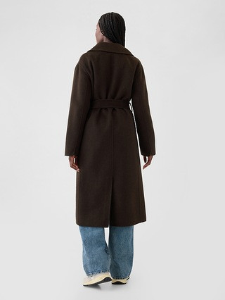 Belted Double-Faced Wool Coat | Gap (CA)