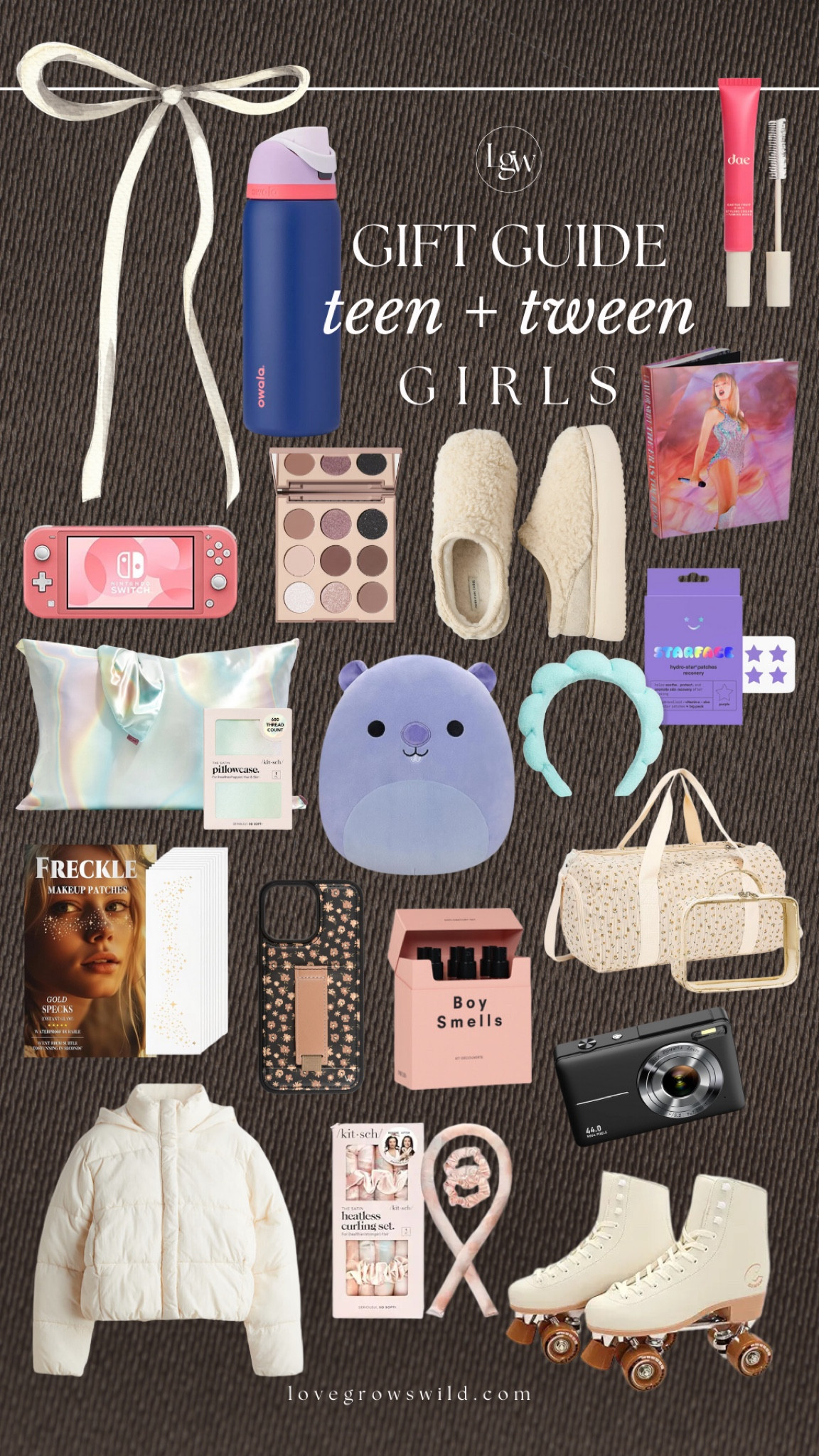 Gift Guide for Teen/Tween Girls — cozy clothes, super cute accessories, electronics, and trending beauty/self-care

#LTKHoliday #LTKGiftGuide #LTKKids