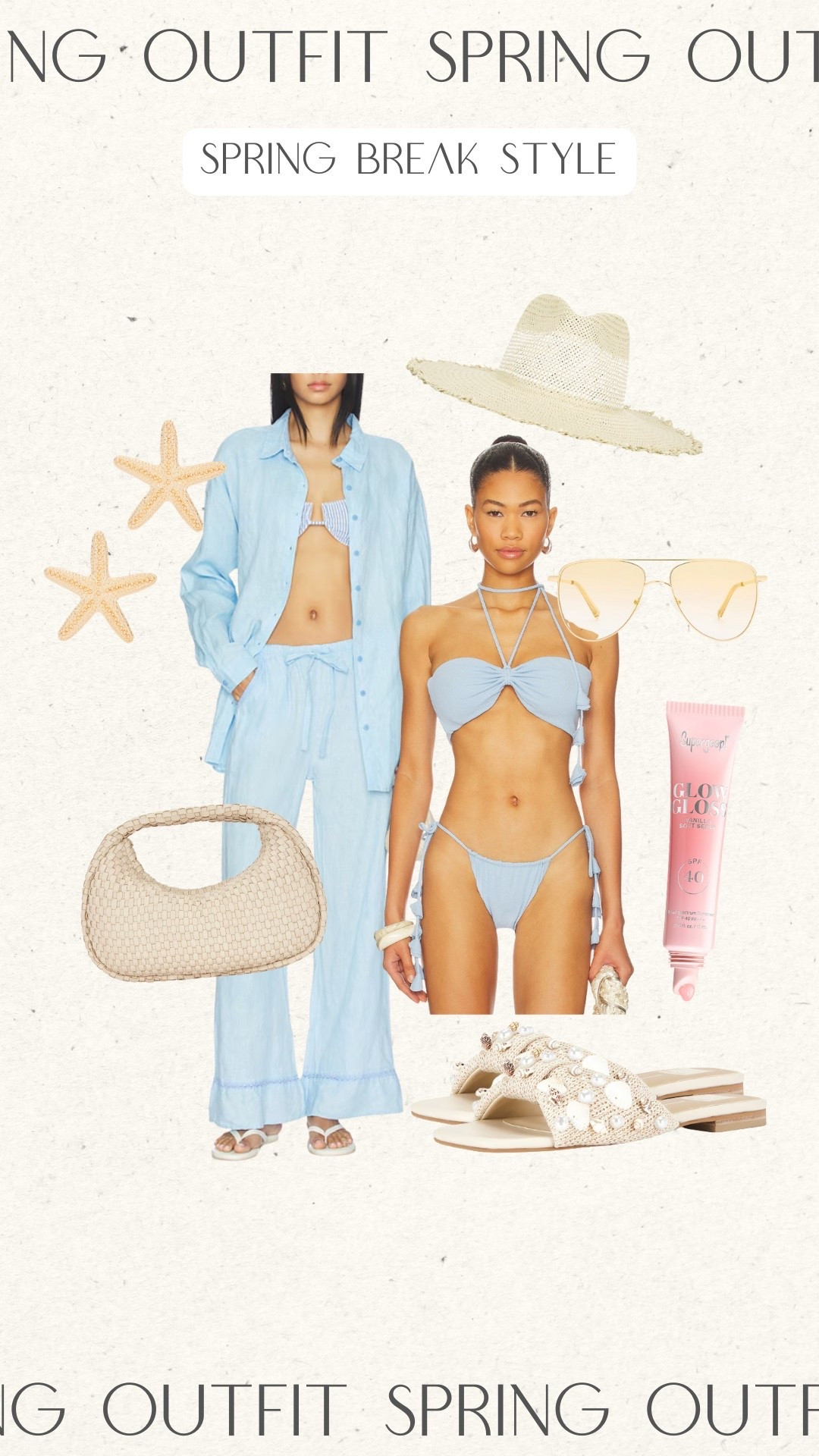 Spring break style!

Beach vacation, beach outfit, coverup set, blue bikini, resort wear 

#LTKTravel #LTKSeasonal #LTKootd