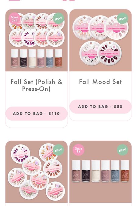 Olive & June just launched their fall collection. It includes 7 polishes and 10 pairs of press ons. All is linked  

#LTKSeasonal #LTKstyletip #LTKbeauty