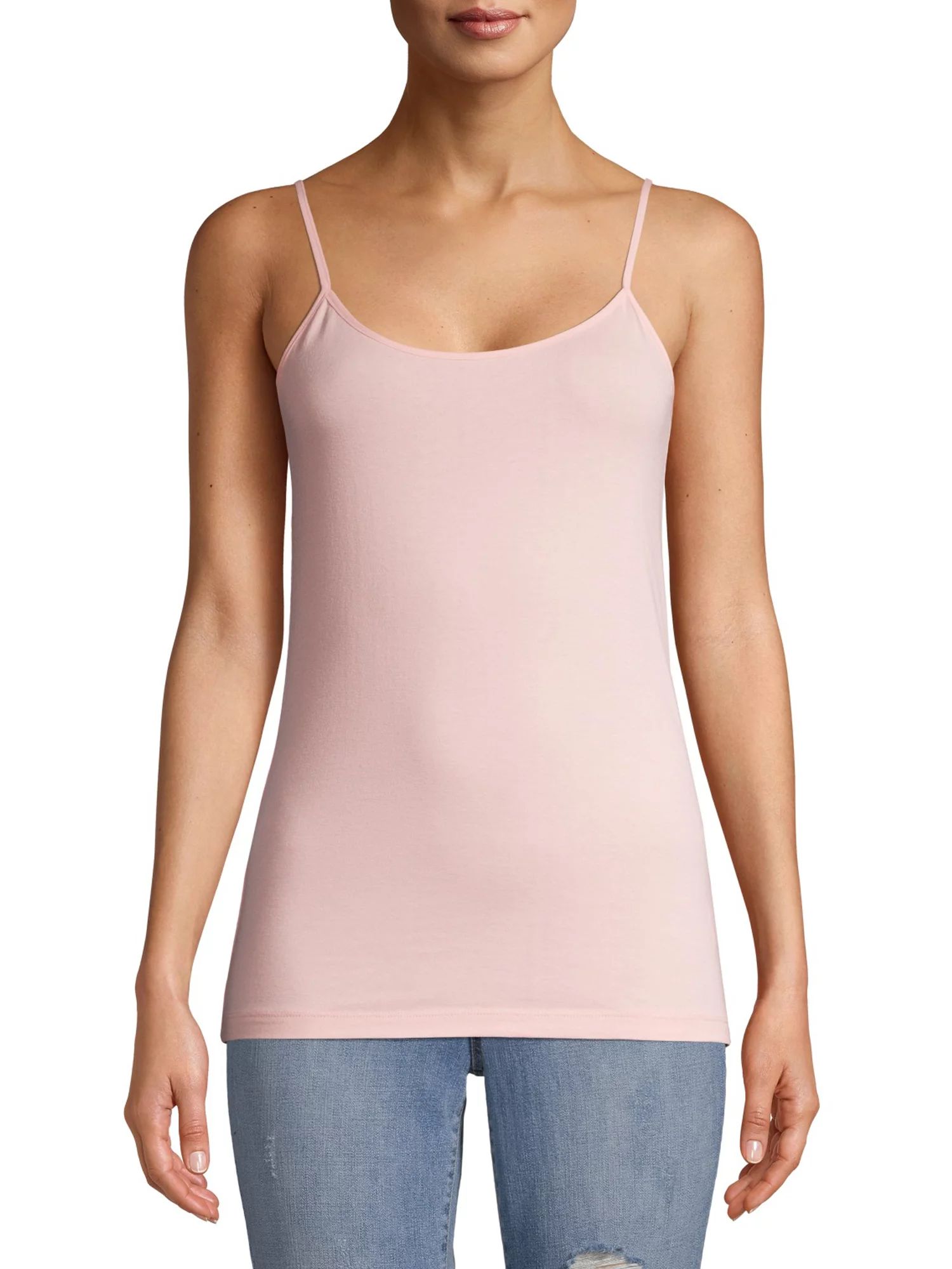 Time and Tru Women's Adjustable Strap Cami | Walmart (US)