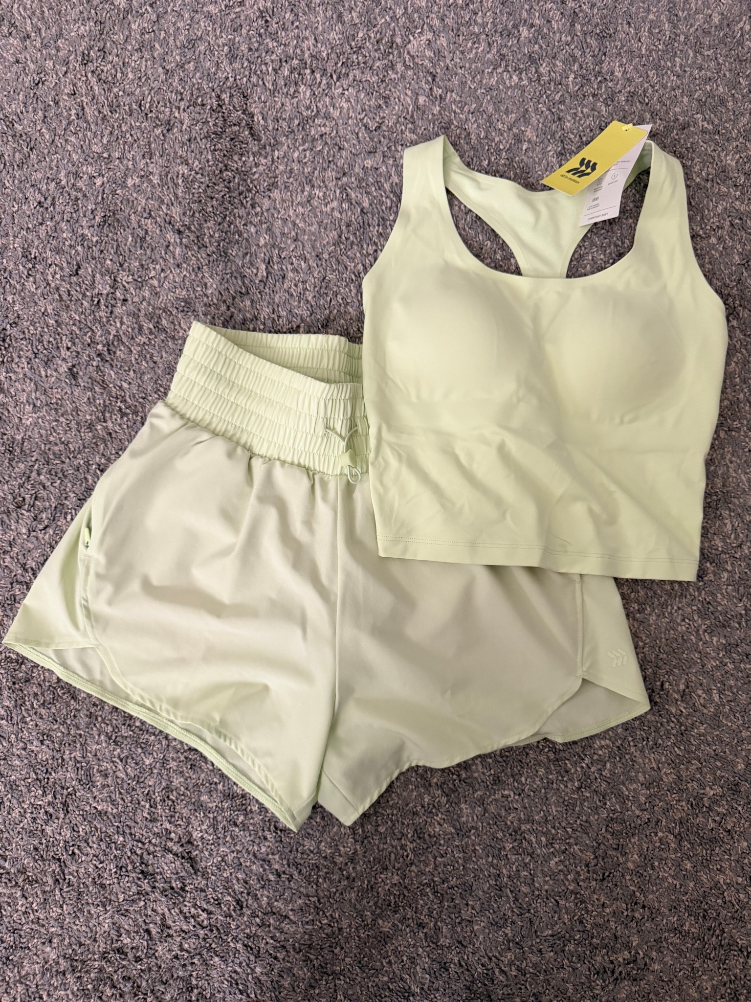 Couldn’t pass up this matching highlighter green set! Wearing an XS on both! I have these shorts in 10 colors now 😅🙃 an EASY favorite!!

#LTKActive #LTKmomlife