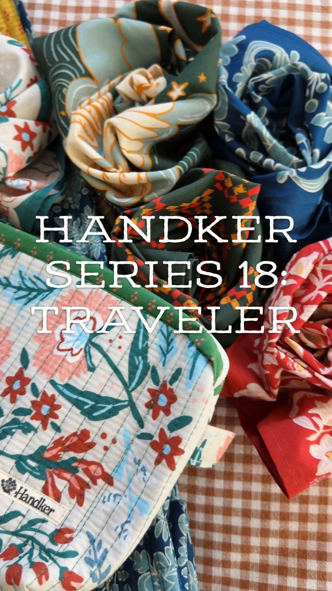 Introducing, SERIES 18: TRAVELER
@Handker Bandanas 

❤️The lineup:
No. 154 Ruthie
No. 155 Royce
No. 156 Willa
No. 157 Maggie
No. 158 Luna
No. 159 Delphine

The Maggie Tote
The Willa Pouch

Thank you @handker_bandanas 😘