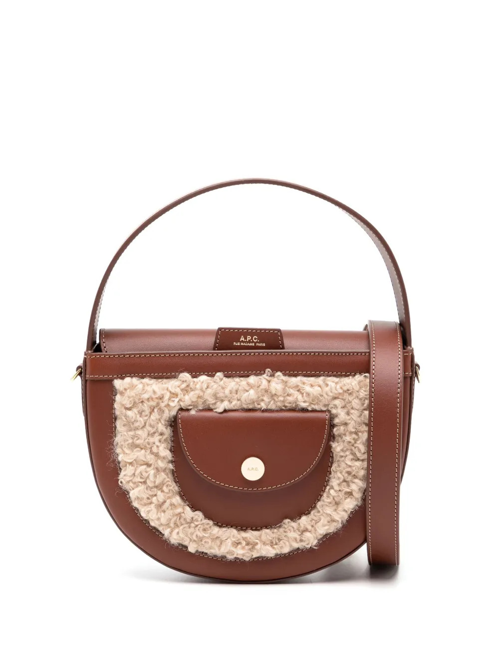 A.P.C. Pocket Small Bag | Brown | FARFETCH | Farfetch Global