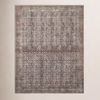 Amber Lewis x Loloi Billie Ink Salmon Oriental Rug | Joss & Main