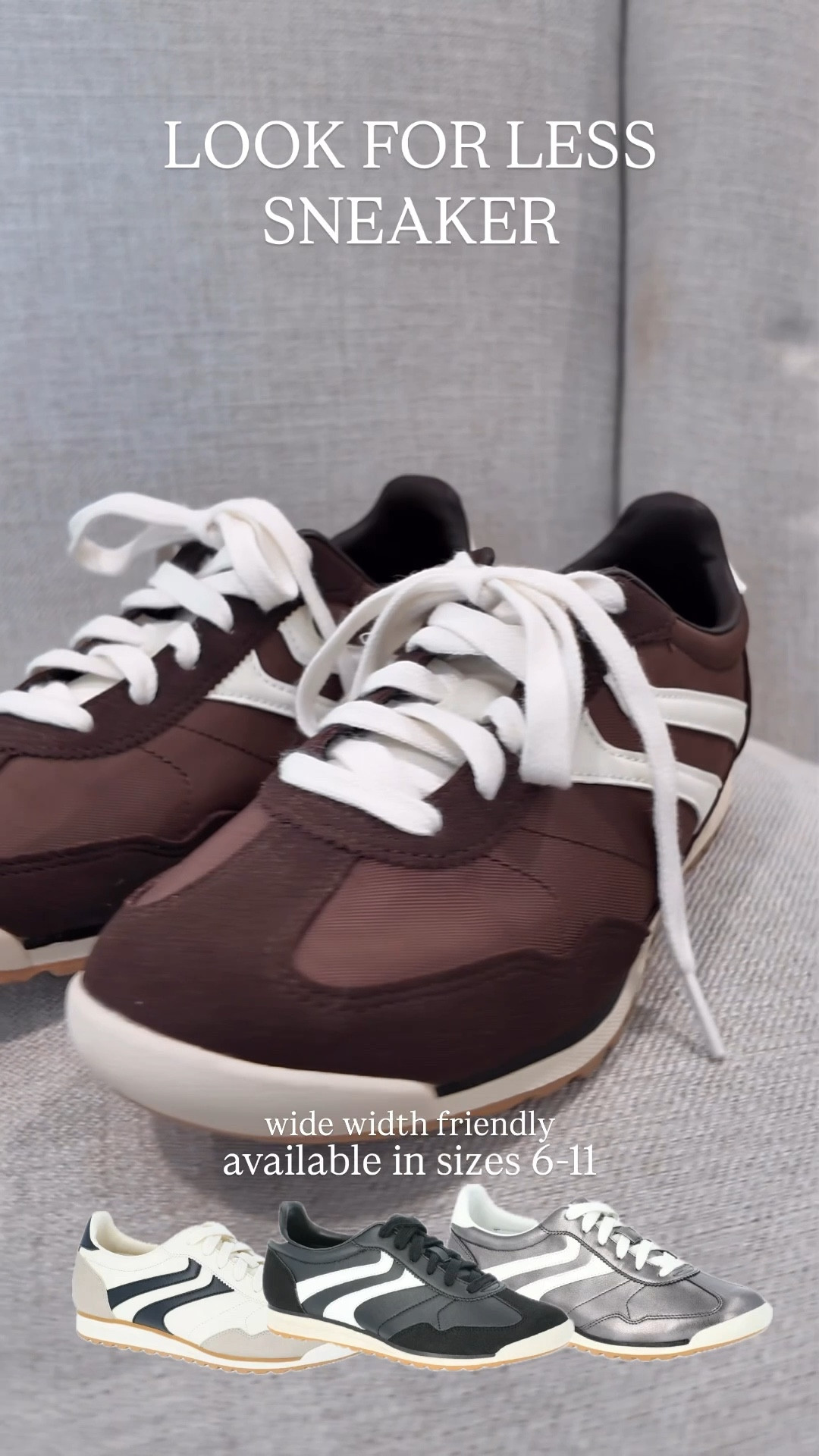 👟 Walmart Retro Sneakers 👟 

Perfect sneaker for fall 🍂 These are comfortable, cute and wide width friendly. Four colorways and they also have a men’s version that I’ll link as well.

fall sneaker, fall fashion, fall outfit, midsize outfits, Walmart shoes, look for less sneakers, Walmart finds


#LTKMidsize #LTKStyleTip #LTKShoeCrush