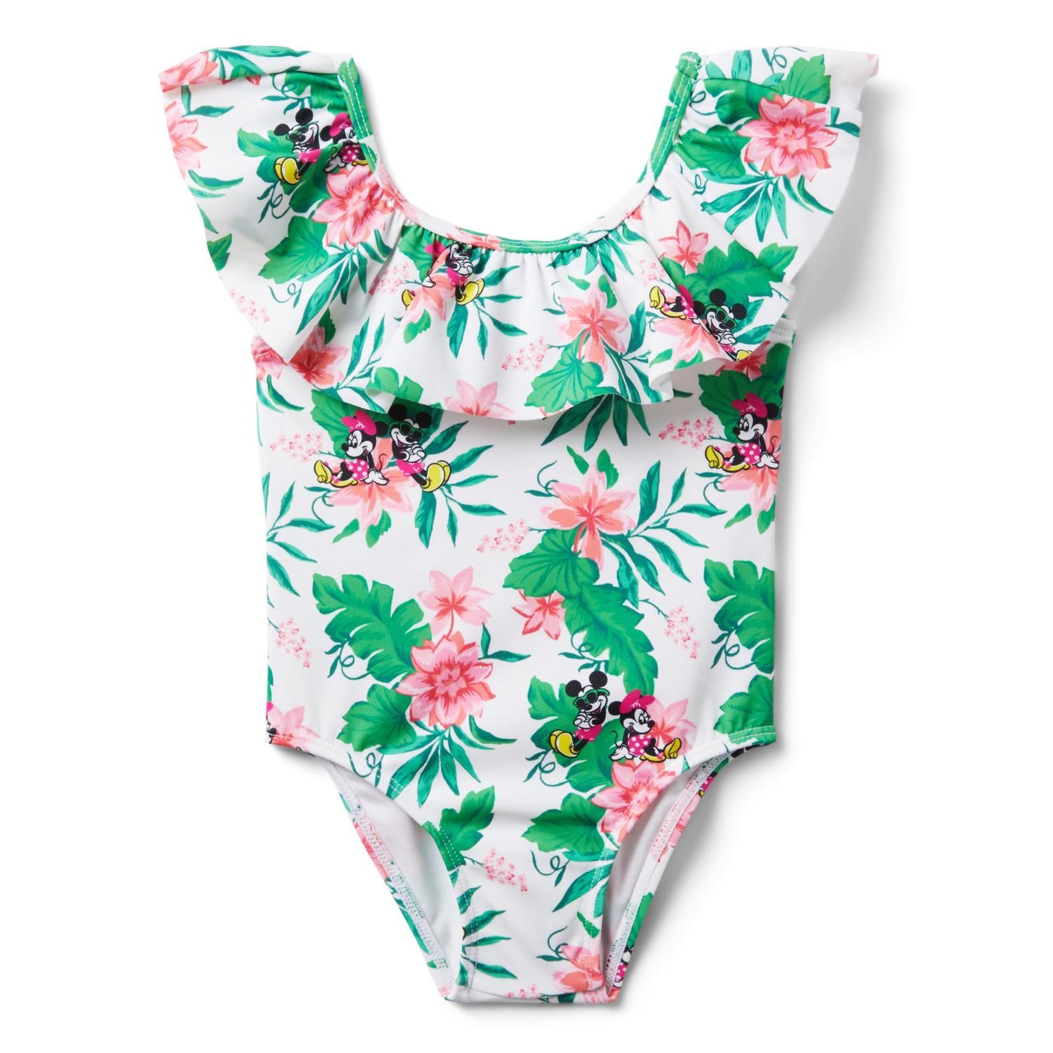 Disney Minnie Mouse Recycled Tropical Swimsuit | Janie and Jack