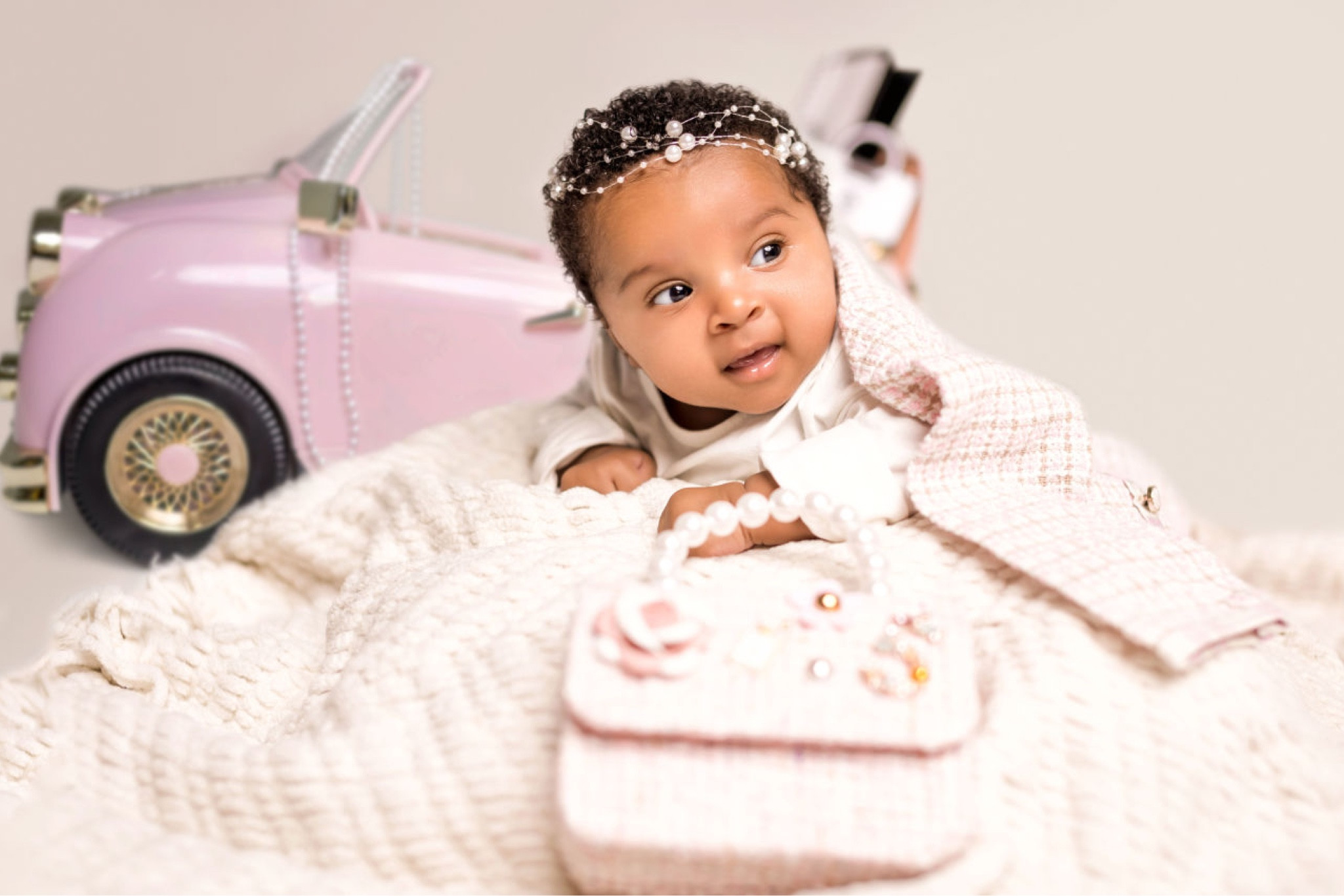 In keeping with the theme of my maternity shoot and baby shower, this Chanel-inspired photoshoot for my little princess featured all the gorgeous linked props and outfits to execute my vision to perfection! 

Grab these finds for your next Chanel inspired photo shoot or party.

#LTKFind #LTKsalealert #LTKbaby