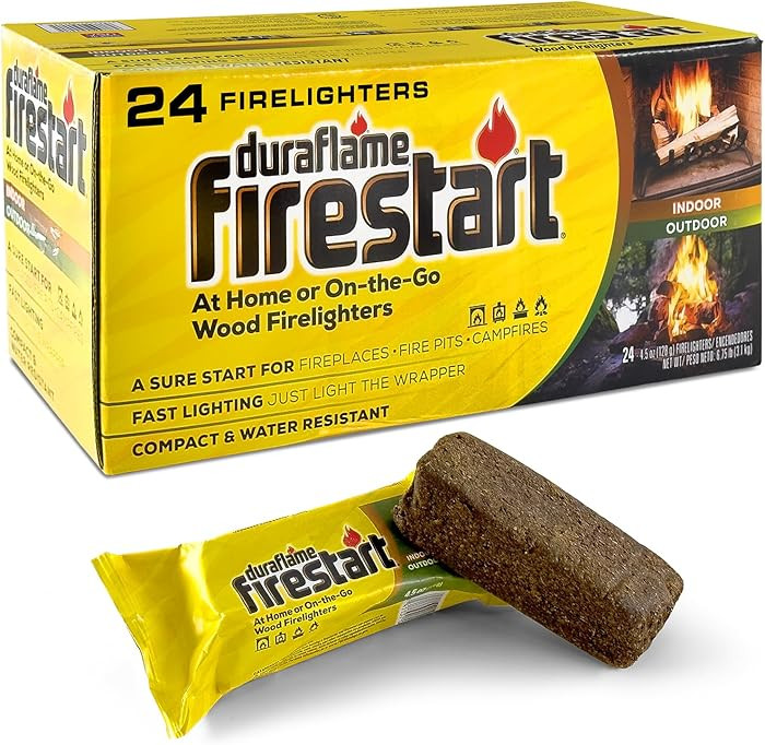 Duraflame Fire Starter for Indoor and Outdoor Use - Quick Ignition Logs for BBQ, Fireplace, Fire ... | Amazon (US)