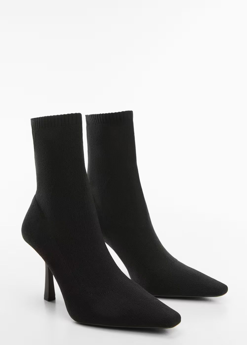 Heel sock boots -  Women | Mango United Kingdom | MANGO (UK)