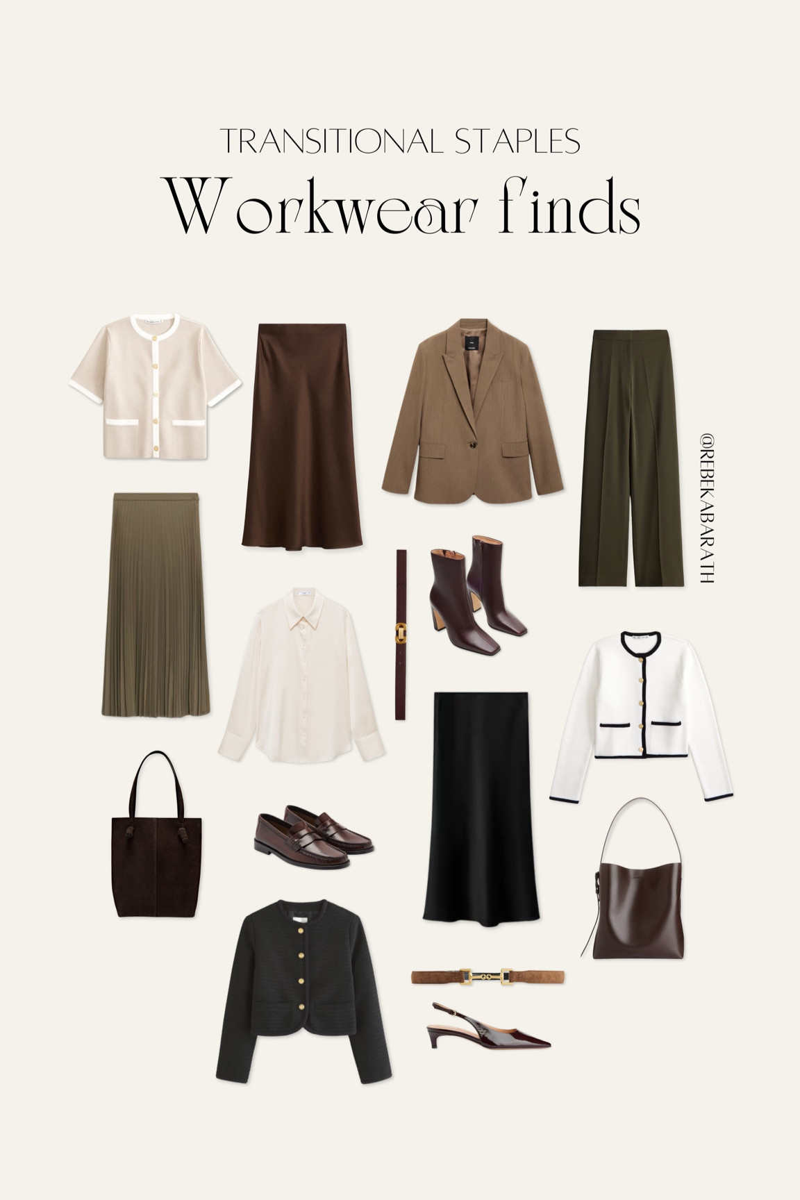 Transitional staples: workwear finds

workwear wardrobe | corporate fashion | office outfits | office chic | fall workwear



#LTKStyleTip #LTKWorkwear