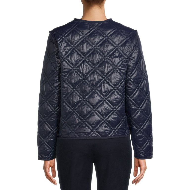 Time and Tru Women's Quilted Jacket - Walmart.com | Walmart (US)