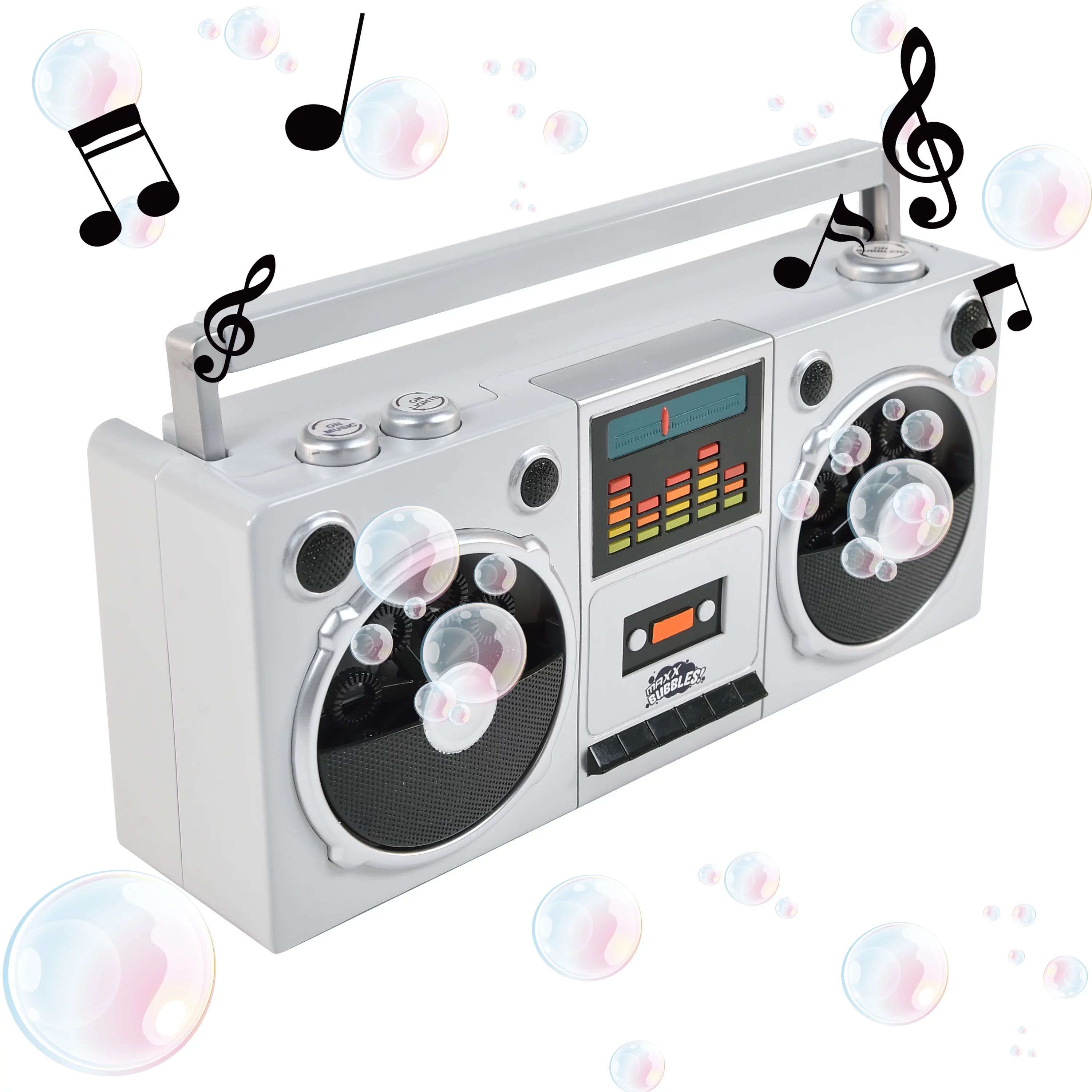 Maxx Bubbles Bluetooth Boombox Bubble Machine - Light up Speaker, 4oz Refill, For Androids and IO... | Walmart (US)