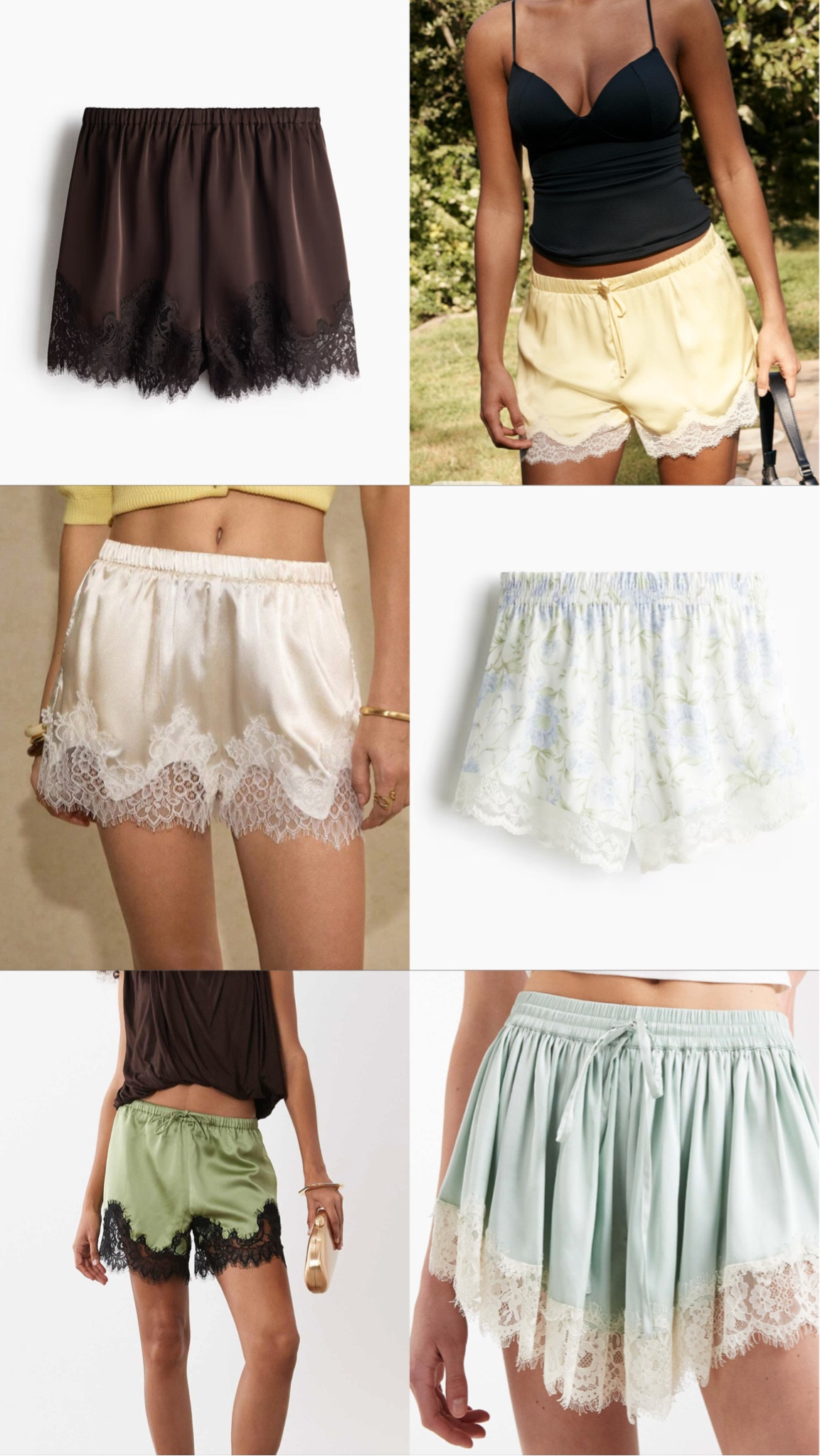 Shorts satinados con encaje que me parecen ideales 

#LTKespana #LTKsummer #LTKeurope