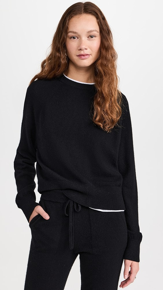 White + Warren Cashmere Sweatshirt | Shopbop | Shopbop