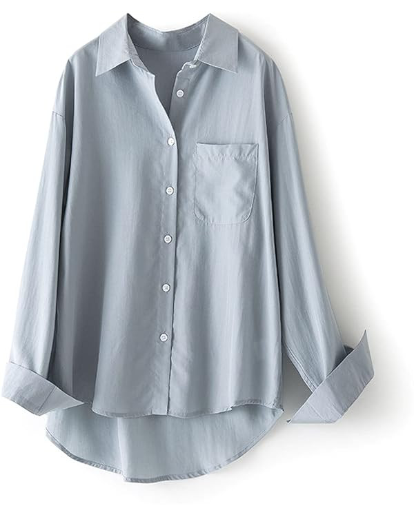 Women's Commuter Shirts Outdoor Casual Comfortable Versatile Single Breasted | Amazon (US)