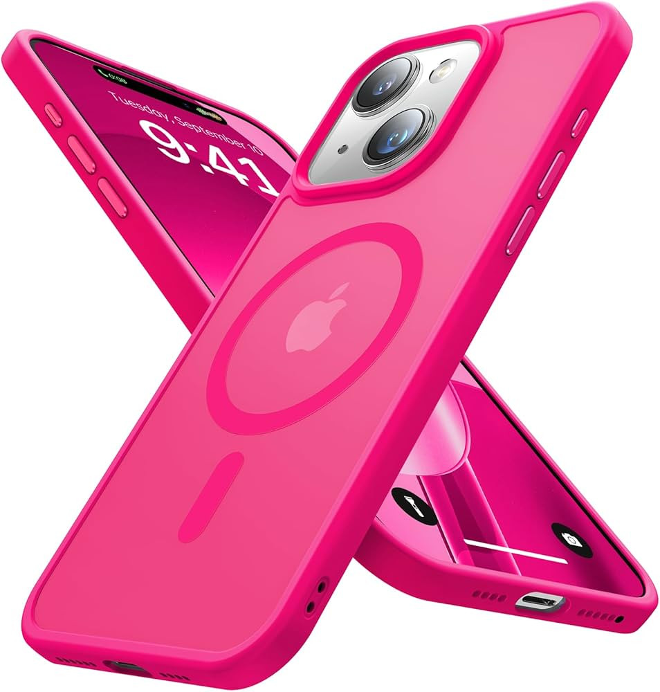 CAHEJILU Strong Magnetic for iPhone 15 Case [Compatible with MagSafe] [Military-Grade Drop Tested... | Amazon (US)