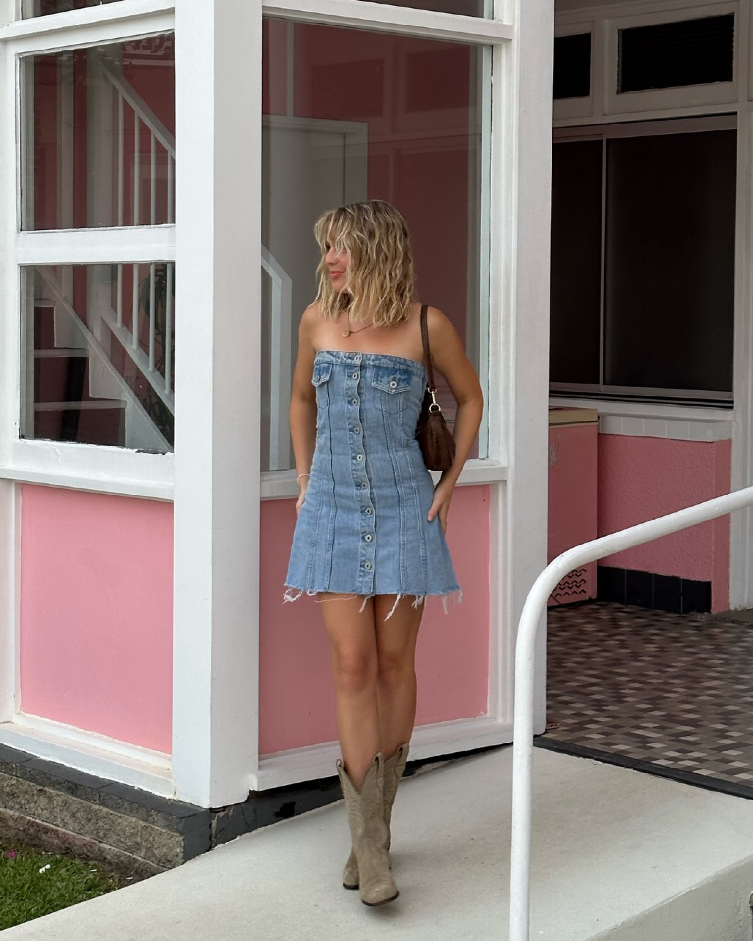 summer denim dress - true to size & comfy. I’m an xs but have no chest so would size up if you hacheer

#LTKstyletip #LTKshoecrush #LTKaustralia