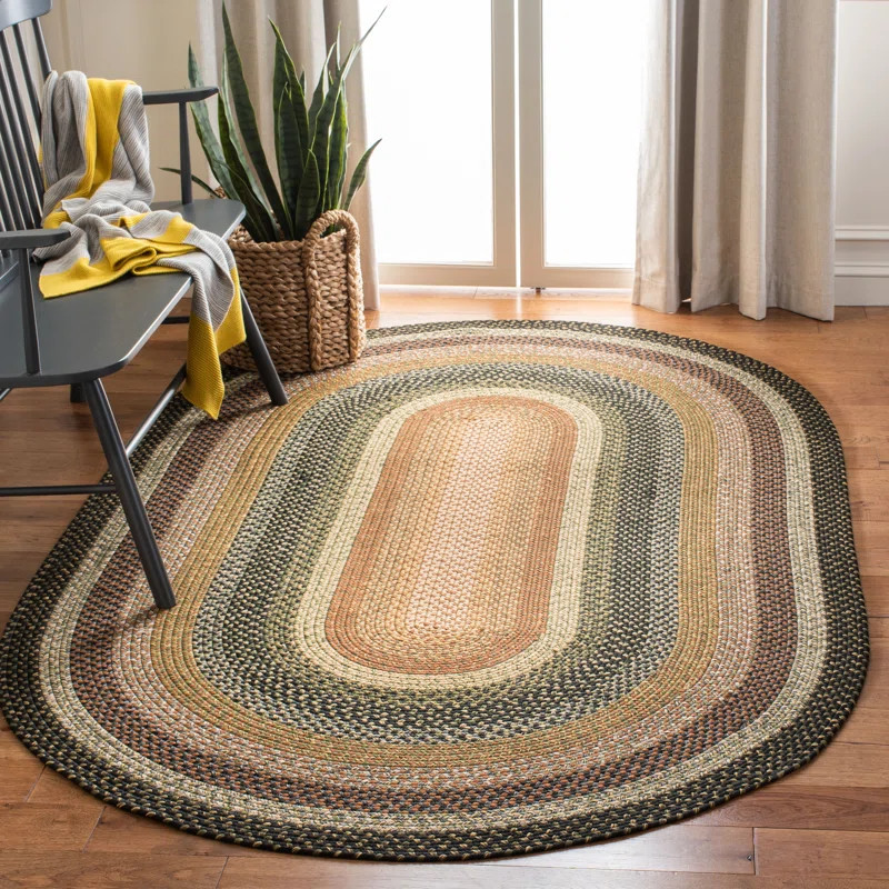 Georgina Hand Woven Performance Machine Washable Geometric Indoor/Outdoor Area Rug | Wayfair North America