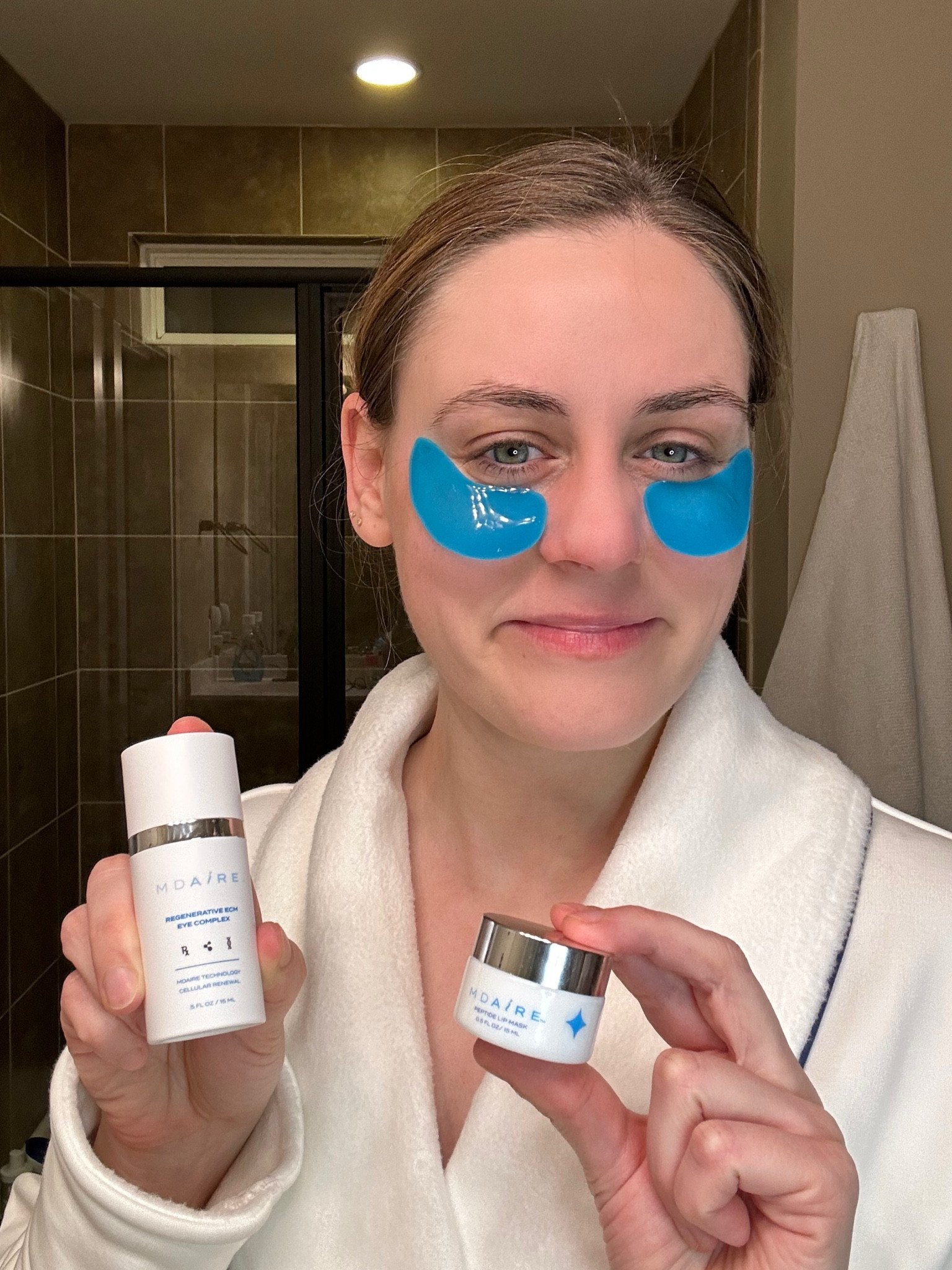 Honestly my favorites! @mdaire_skincare is dermatologist formulated and fits right into my skincare routine. I am loving how soft it makes my sensitive skin! @mdaire_skincare #nmfhydrator #rxrretinol #vitamincfk #ecmeyecomplex #ad

#LTKmidsize #LTKbeauty