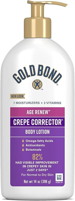 Gold Bond Age Renew Crepe Corrector Body Lotion, Replenishing & Smoothing Formula, Crepe Correcto... | Amazon (US)