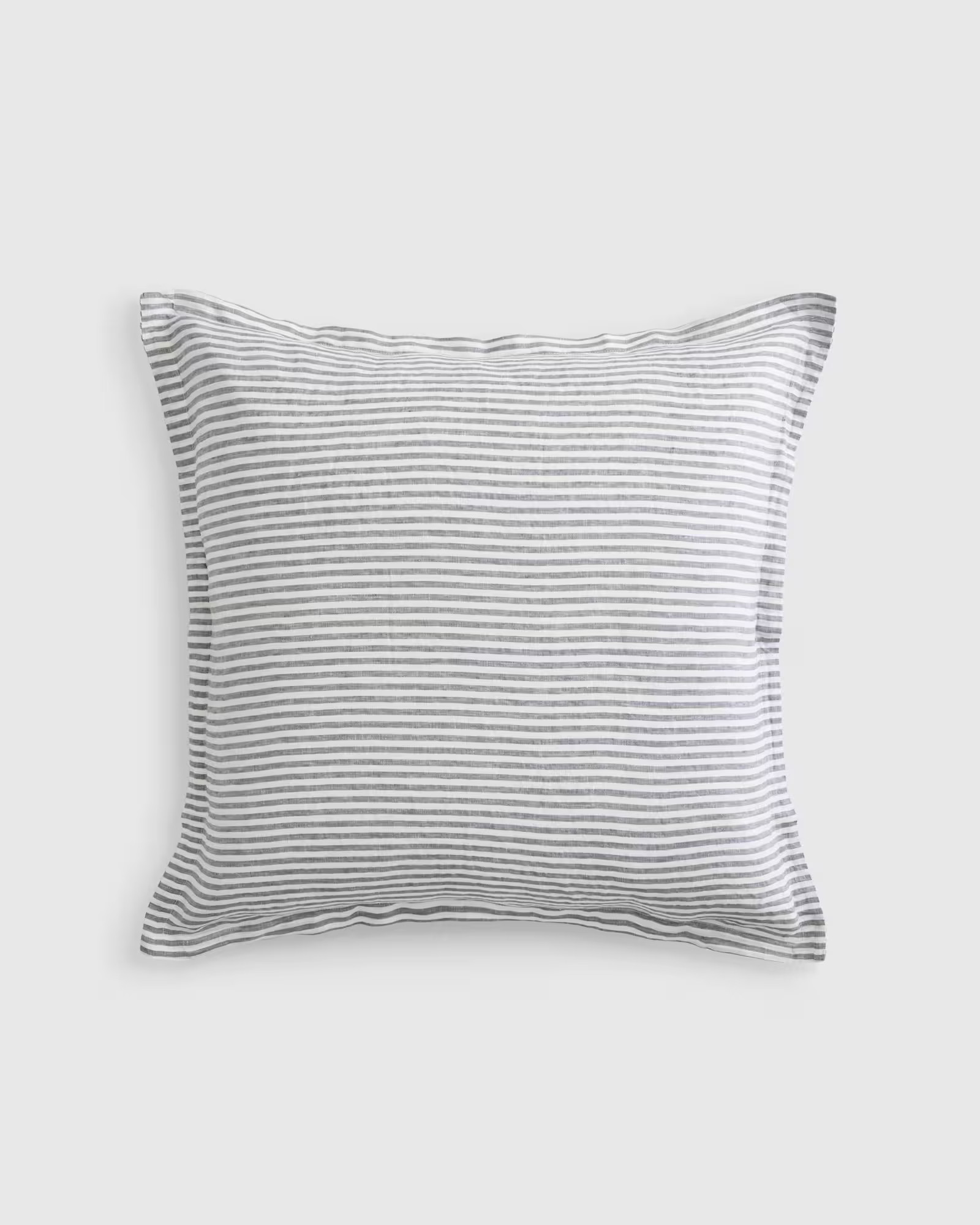 European Linen Stripe Euro Sham | Quince