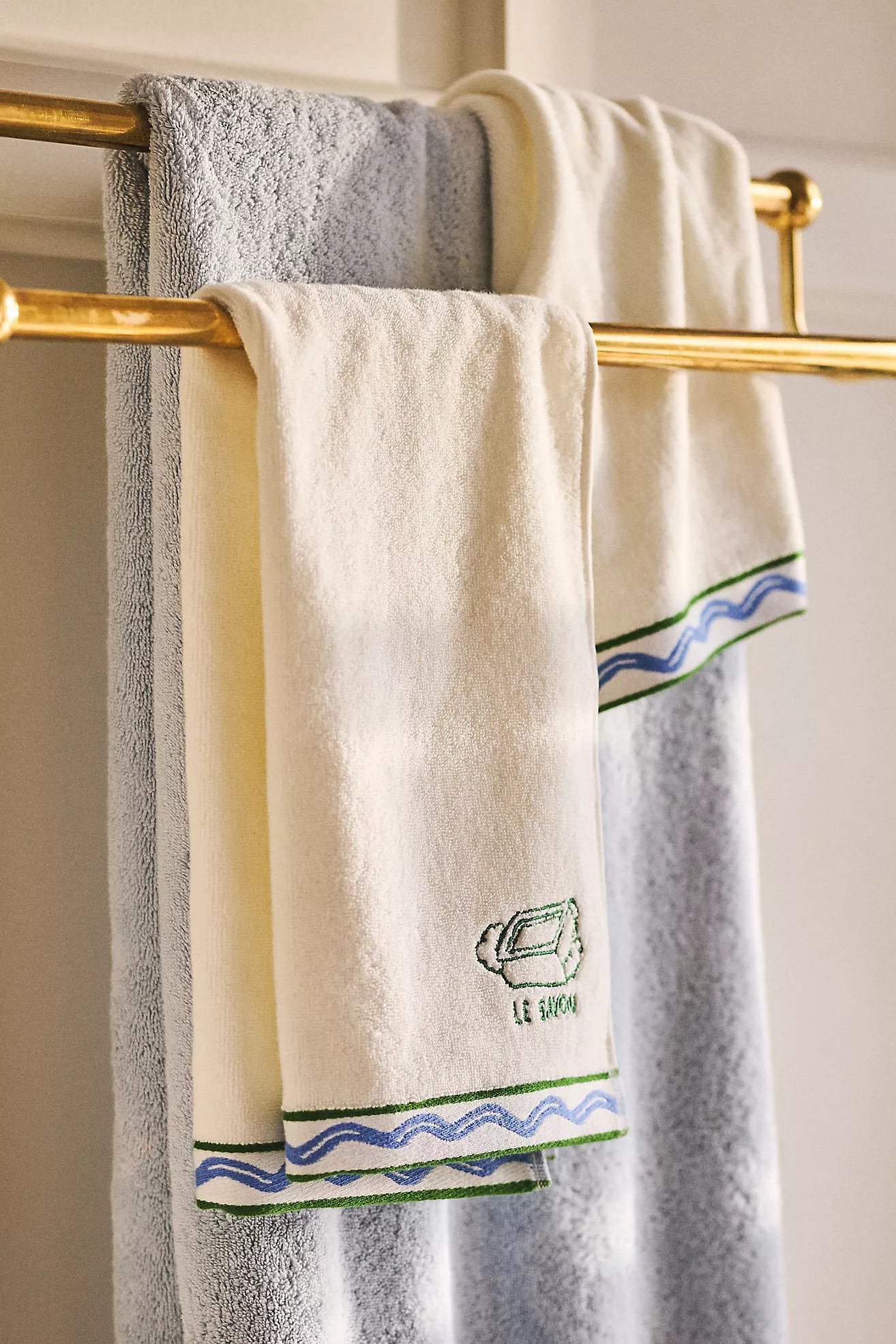 Minnie Cotton Embroidered Icon Hand Towel | Anthropologie (US)