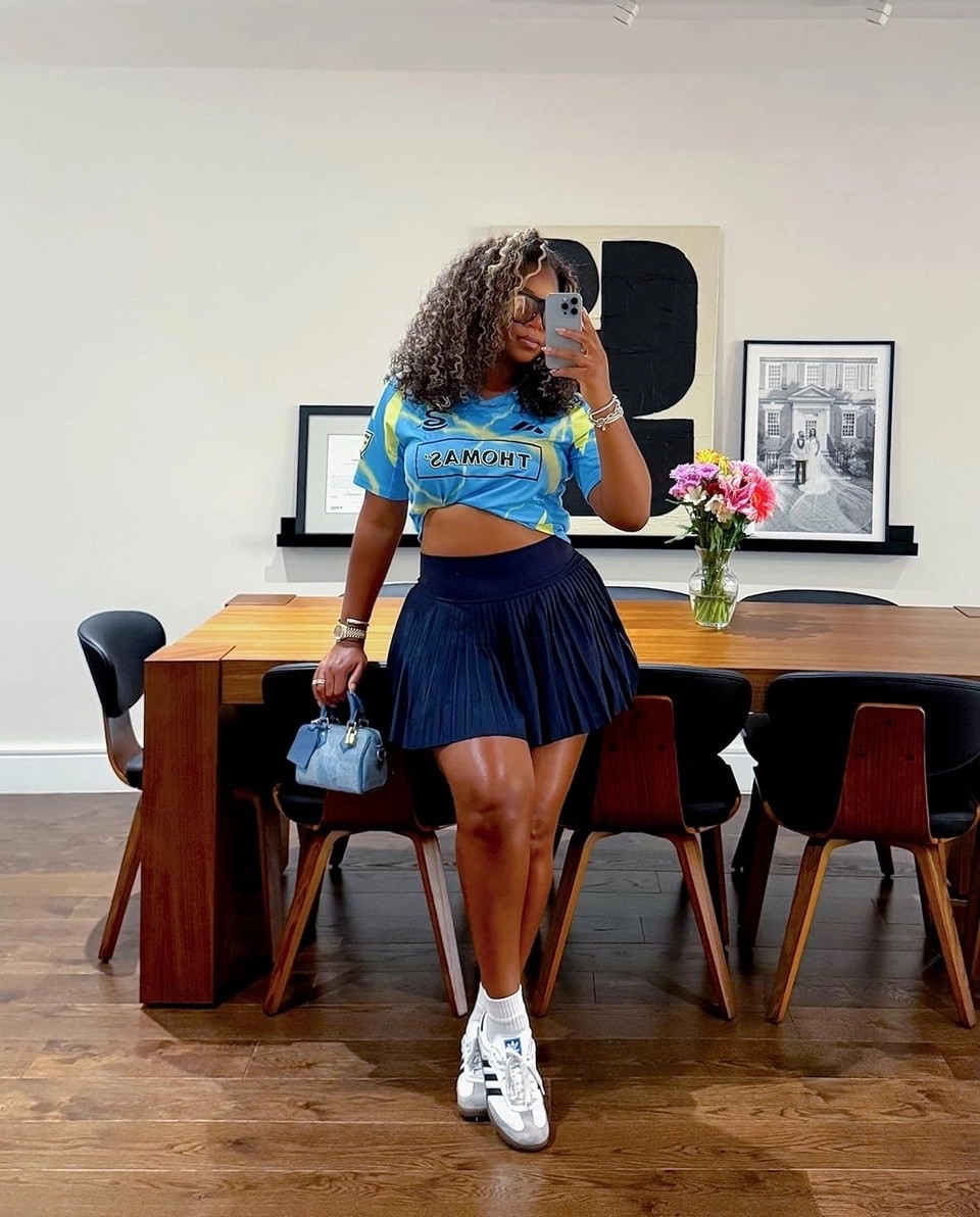 love this cute little look for soccer! 5'9 200 lbs wearing a large in the skirt and she's perfect with built in shorts!!

#LTKfindsunder100 #LTKstyletip #LTKfitness