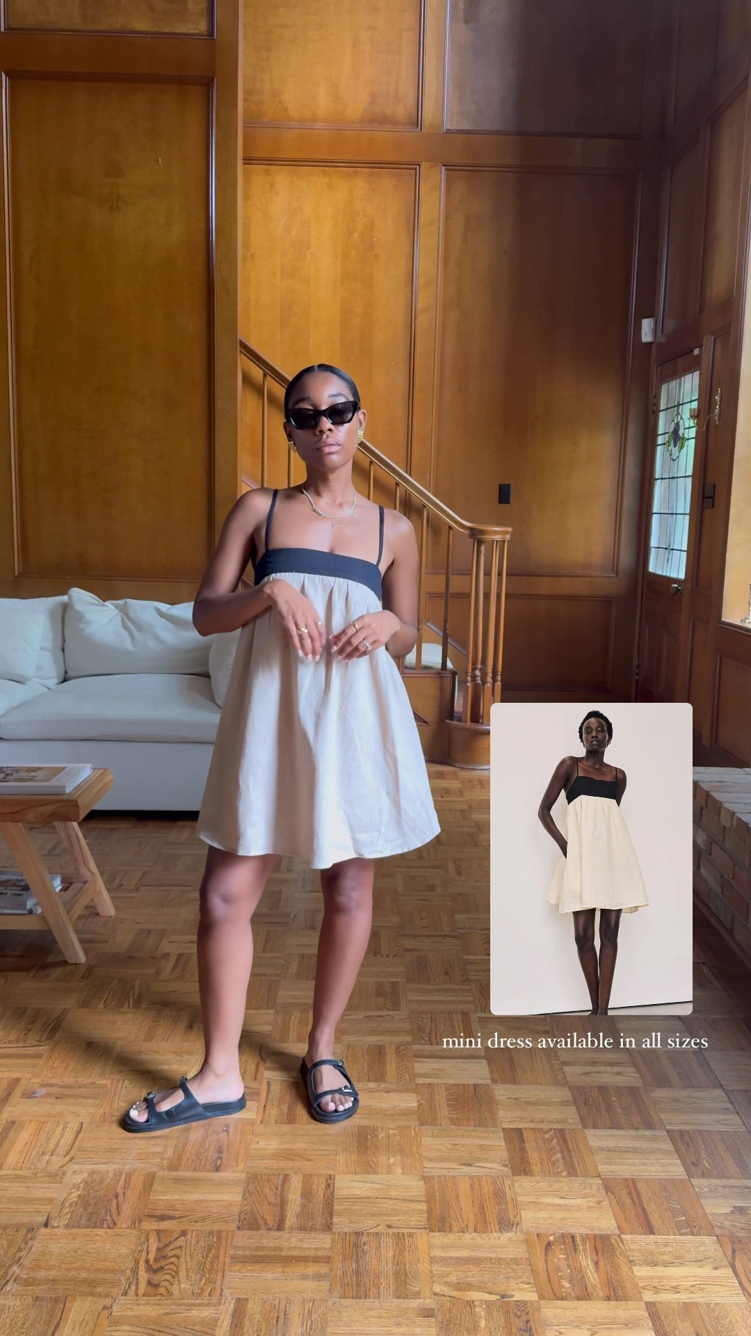 Mini dress perfect for summer, summer dress paired with black buckle sandals 

#LTKShoeCrush #LTKTravel #LTKStyleTip