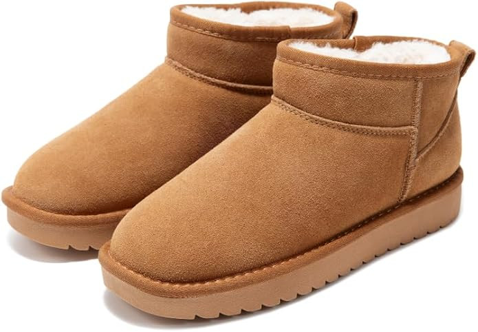 Project Cloud 100% Genuine Leather Ankle Boots for Women - Water Resistant with Memory Foam Insol... | Amazon (US)