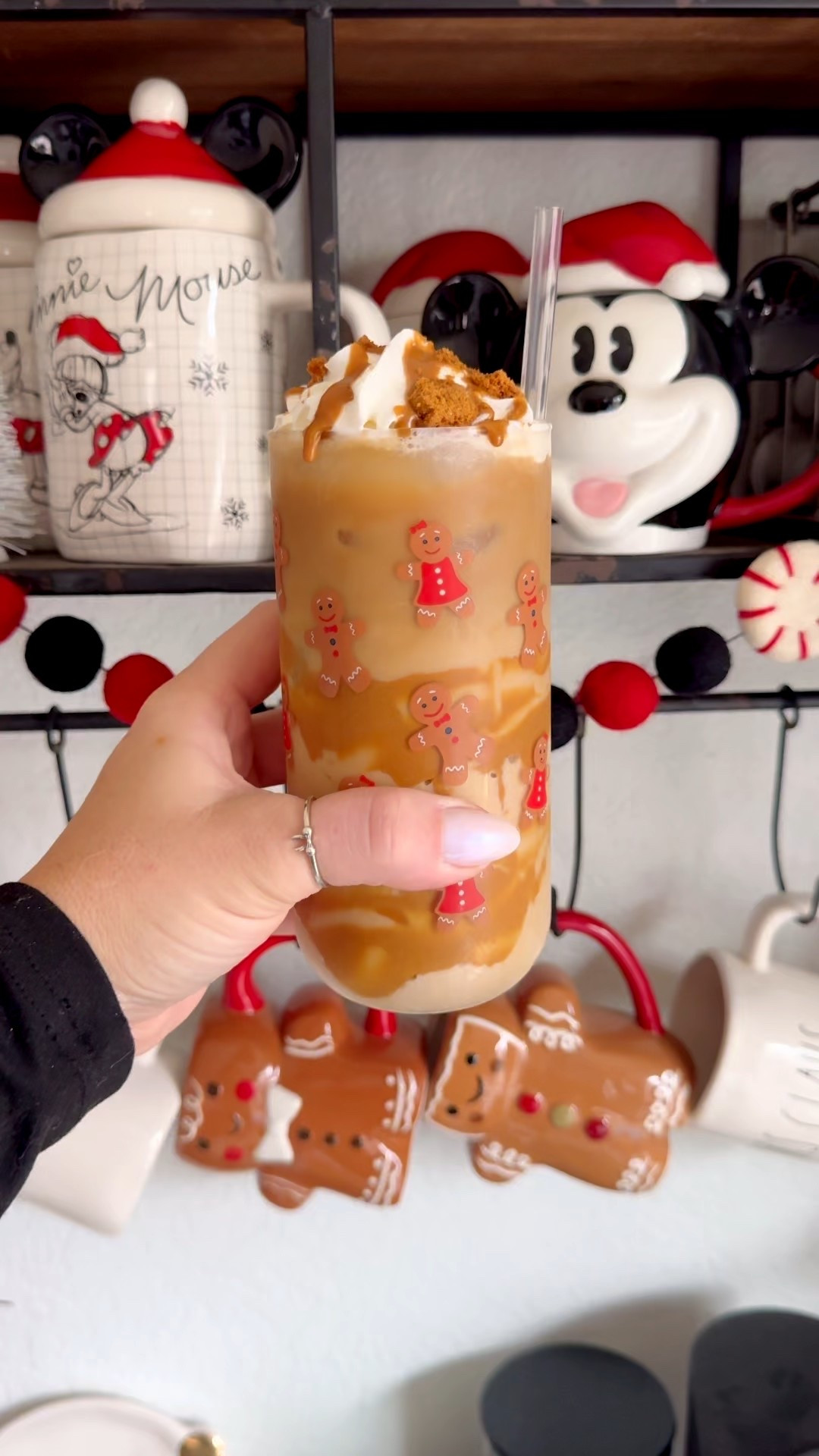 Serving up a little cookie butter magic in a cup today 🍪✨

Recipe to try it yourself:
• 2 tsp Nescafé Gold Intense Instant Espresso
• 2oz warm water
• Milk of choice (I used Silk Almond Milk)
• Splash of Chobani Cookie Butter Creamer
• Top with whipped cream + warmed Biscoff cookie butter + cookie crumbles 😍

Save this for your next cozy coffee moment! ☕️❤️

#coffeerecipe #asmr #coffeeoftheday

#LTKfoodie #LTKmorningroutine #LTKHoliday