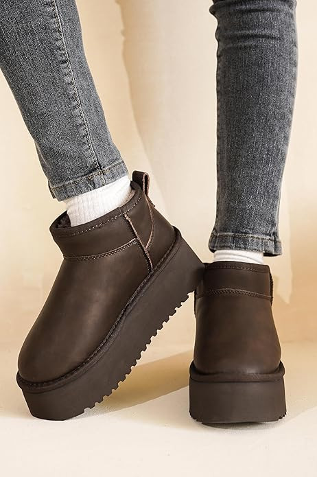 Project Cloud 100% Genuine Leather Ankle Boots for Women - Anti-Slip Memory Foam Insole Womens Bo... | Amazon (US)