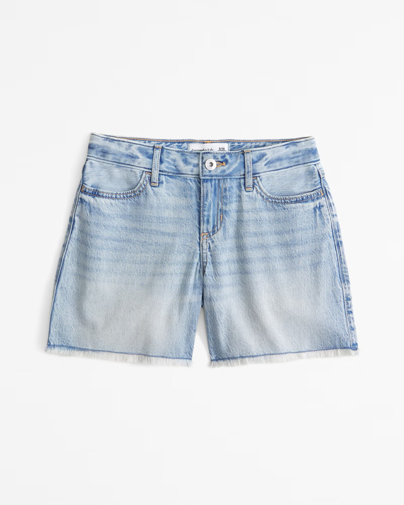 mid rise baggy shorts | Abercrombie & Fitch (US)