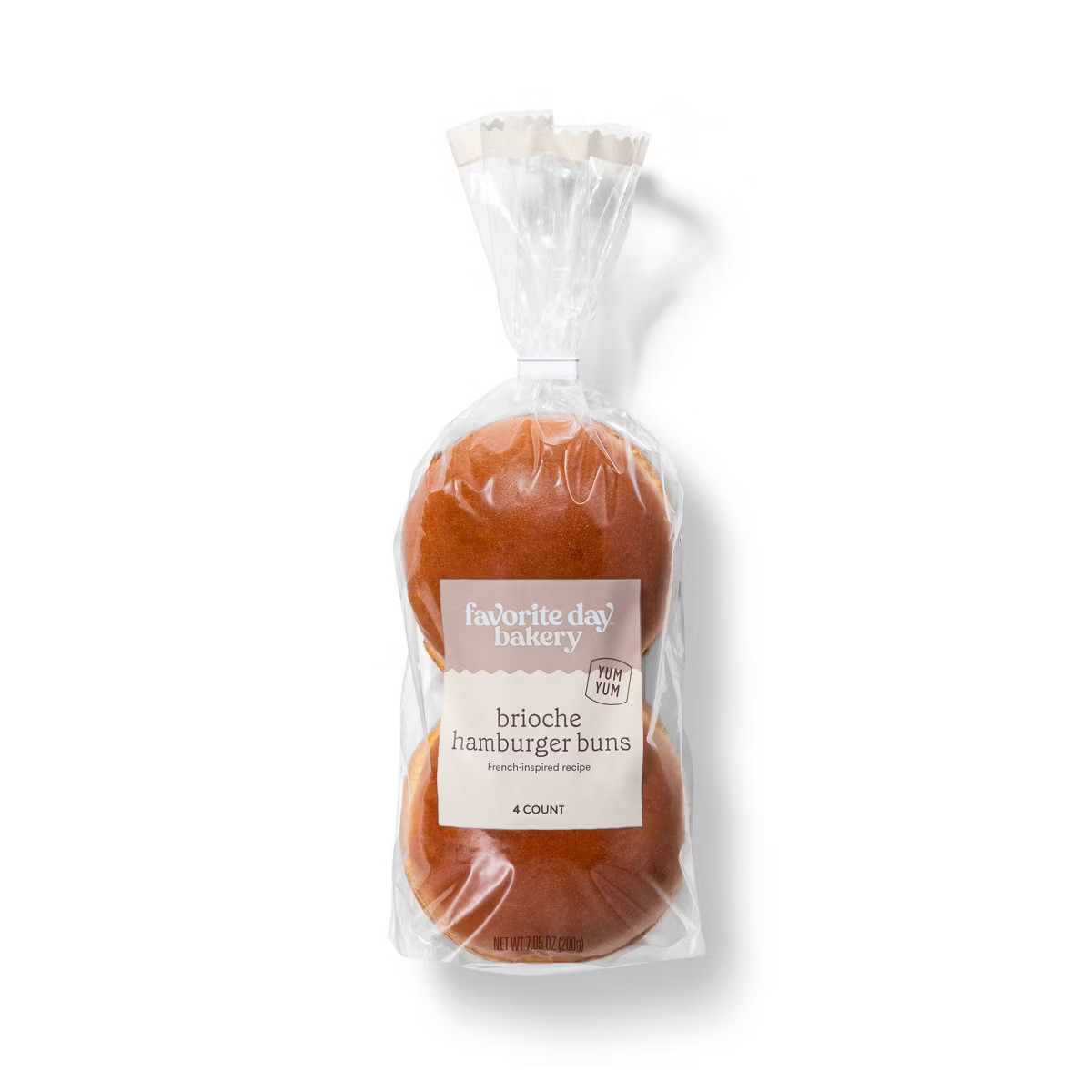 Brioche Hamburger Buns - 7.05oz/4ct - Favorite Day™ | Target