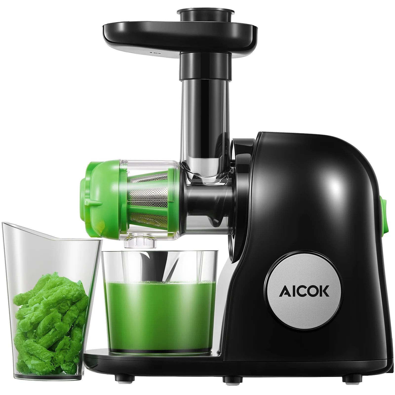 Aicok Juicer Machines, Slow Masticating Juicer with Higher Juice Yield and Drier Pulp For Vegetab... | Walmart (US)