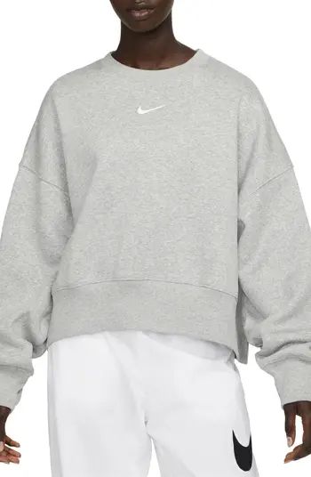 Nike Phoenix Fleece Crewneck Sweatshirt | Nordstrom | Nordstrom