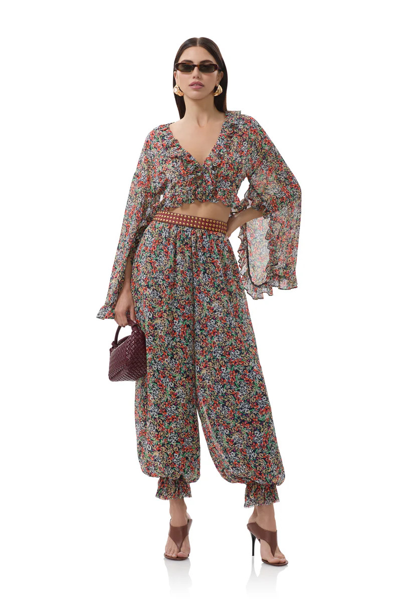 James Pant - Navy Ditsy | ShopAFRM