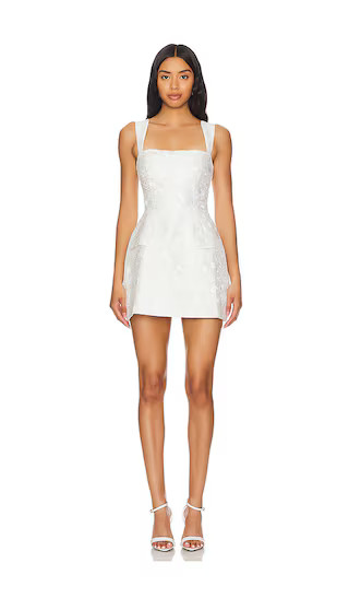 Amanda Uprichard Bethany Romper in White. - size M (also in L, S, XL, XS) | Revolve Clothing (Global)
