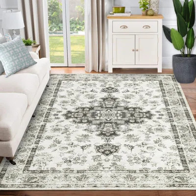 Washable Rug Living Room Rug Boho Vintage Area Rugs | Wayfair North America