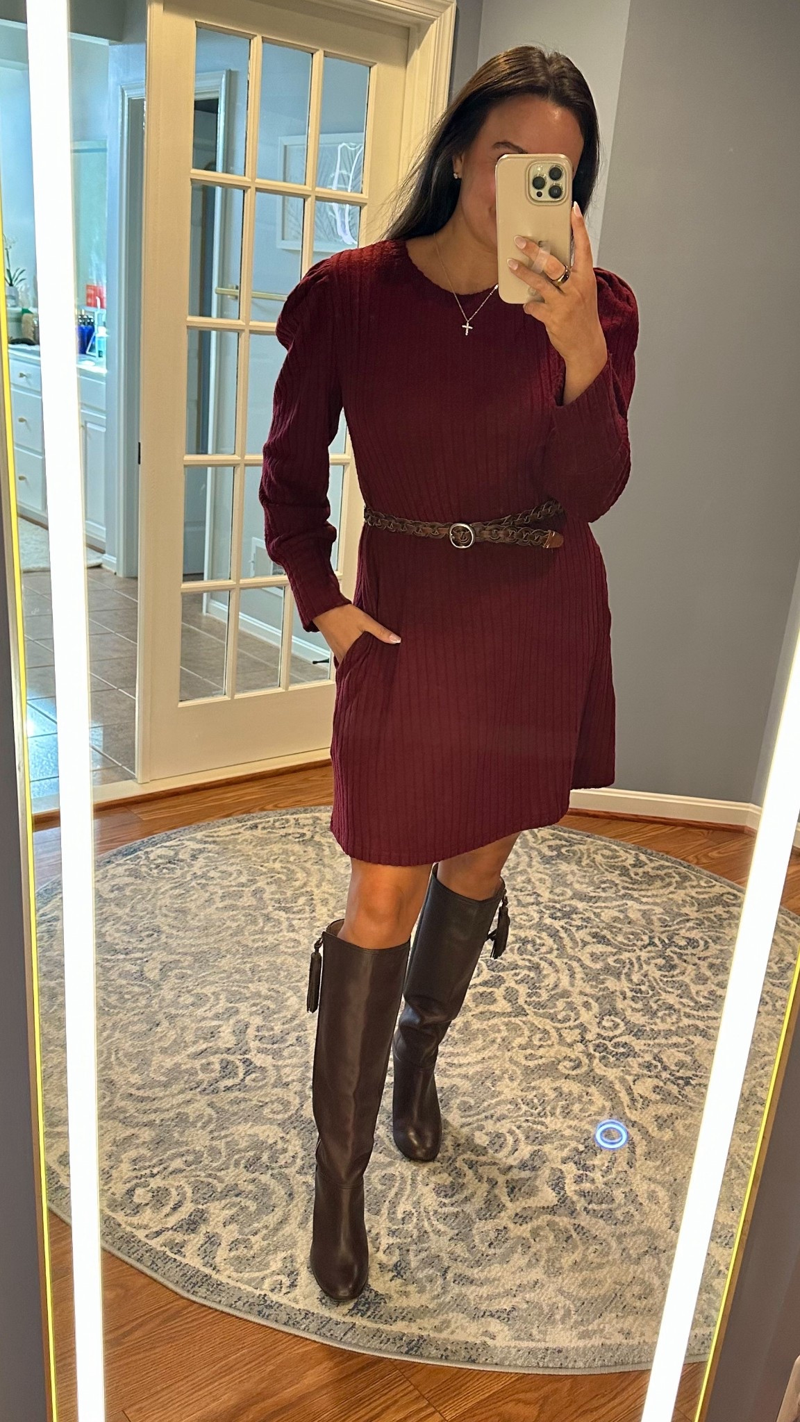 the softest dress I’ve ever put on my body! 

Took my normal medium  

#LTKFindsUnder50 #LTKSeasonal #LTKSaleAlert